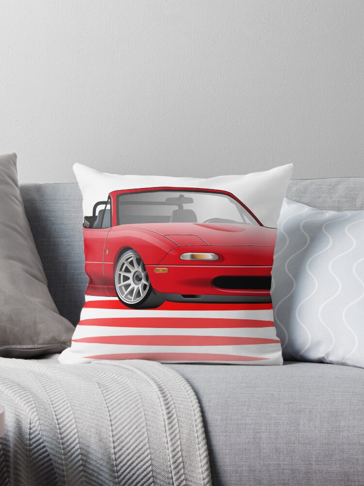 Thumbnail 1 of 4, Pillow, JDM convertible roadster design NA designed and sold by mmg1design.