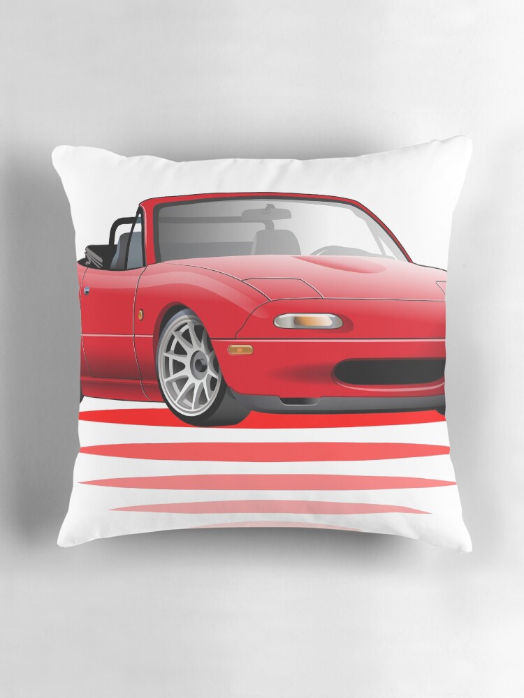 Thumbnail 3 of 4, Pillow, JDM convertible roadster design NA designed and sold by mmg1design.