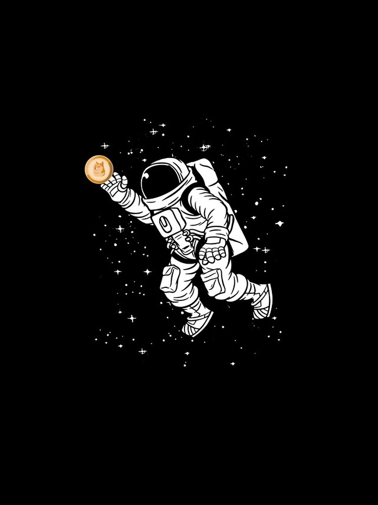 Aperçu 4 sur 4. Coque iPhone avec l'œuvre Astronaut Reaching For Dogecoin To The Moon Doge Crypto Gear créée et vendue par DynamicDesign.