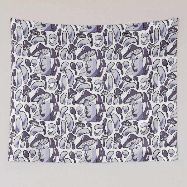 Item preview, Ghosts and Mushrooms designed and sold by chalabee.