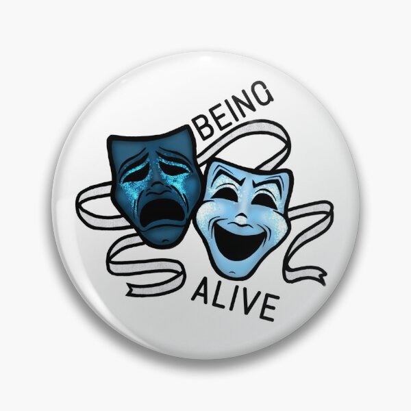 Item preview, Being Alive Masks designed and sold by WormGirll.