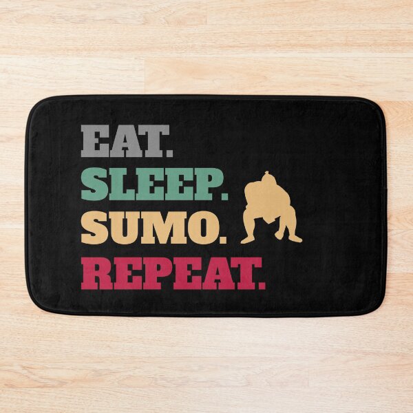 Item preview, Funny Eat Sleep Sumo Repeat Wrestler Wrestling designed and sold by Salvadax.