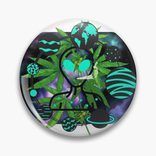 Item preview, ALIEN Stoner | Smart Successful Stoner | Spiritual Stoner |  designed and sold by AlfaEcho.