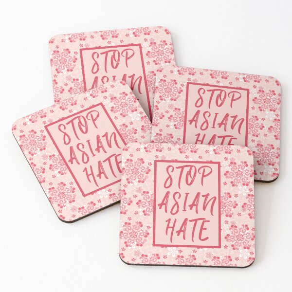 Item preview, Stop Asian Hate Pink Flowers designed and sold by Chill360.