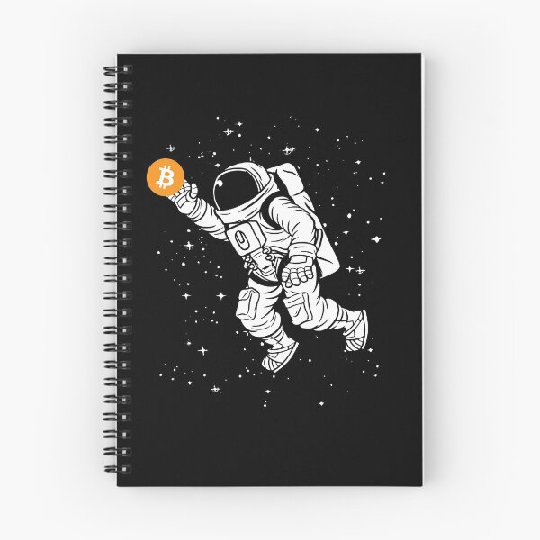 Artikelvorschau, Astronaut Reaching For Bitcoin To The Moon BTC Crypto Gear entworfen und verkauft von DynamicDesign.