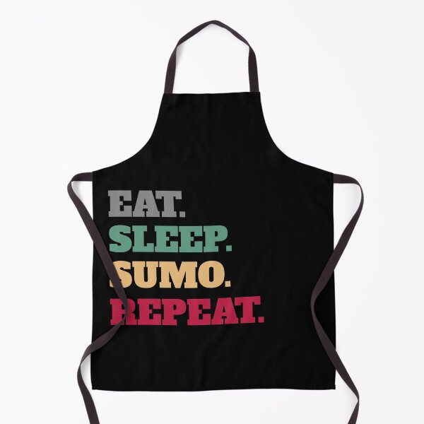 Item preview, Funny Eat Sleep Sumo Repeat Sumowrestling Wrestling designed and sold by Salvadax.