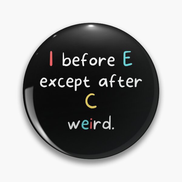 Item preview, I before E - Funny English Teacher designed and sold by razvigod.