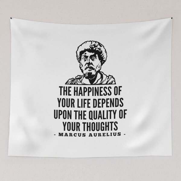 Item preview, Marcus Aurelius Quotes - Happiness designed and sold by HalpinDesign.