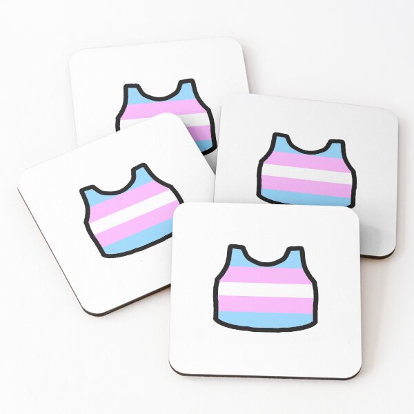 Item preview, Trans flag binder designed and sold by amupanda.