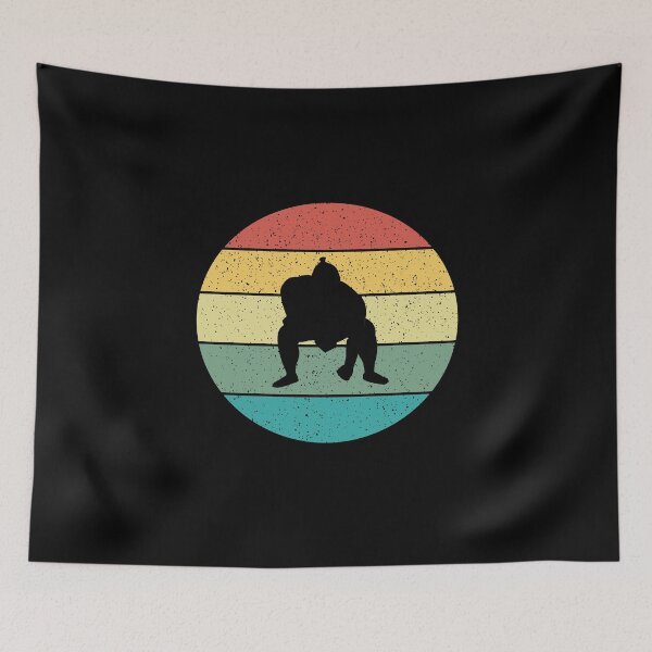 Item preview, Sumo Wrestler Wrestling Retro Vintage designed and sold by Salvadax.