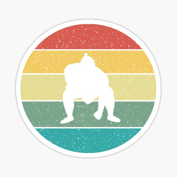 Item preview, Sumo Wrestler Wrestling Retro Vintage designed and sold by Salvadax.