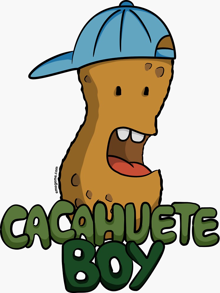 Thumbnail 3 of 3, Sticker, Cacahuete Boy designed and sold by raysan.