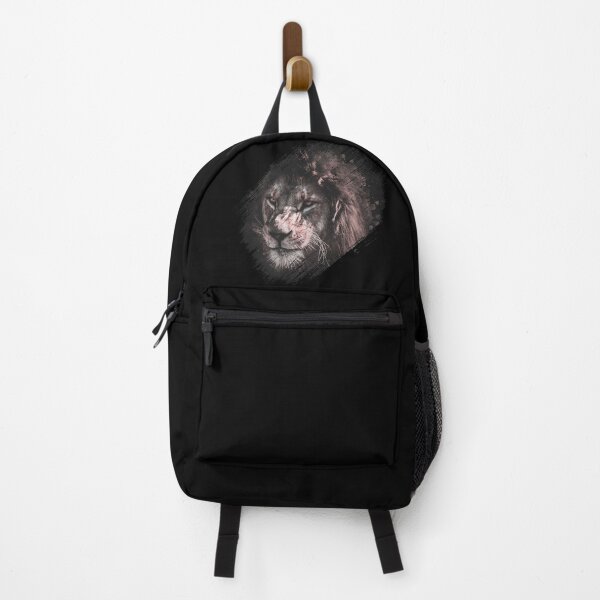 Item preview, Watercolor lion scratched and menacing designed and sold by Viktella.