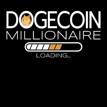 Imagen de la obra Dogecoin Millionaire Loading Crypto Digital Investor Doge Gear de DynamicDesign
