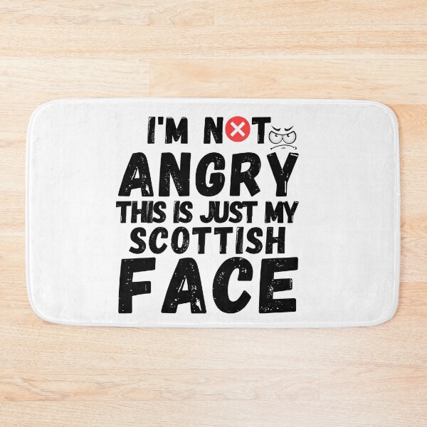Item preview, I'm Not Angry This Is Just My Scottish Face funny t-shirts masks designed and sold by Live  Today.
