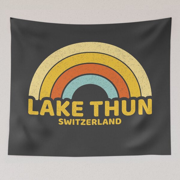 Artikelvorschau, Retro Lake Thun Switzerland entworfen und verkauft von dk80.