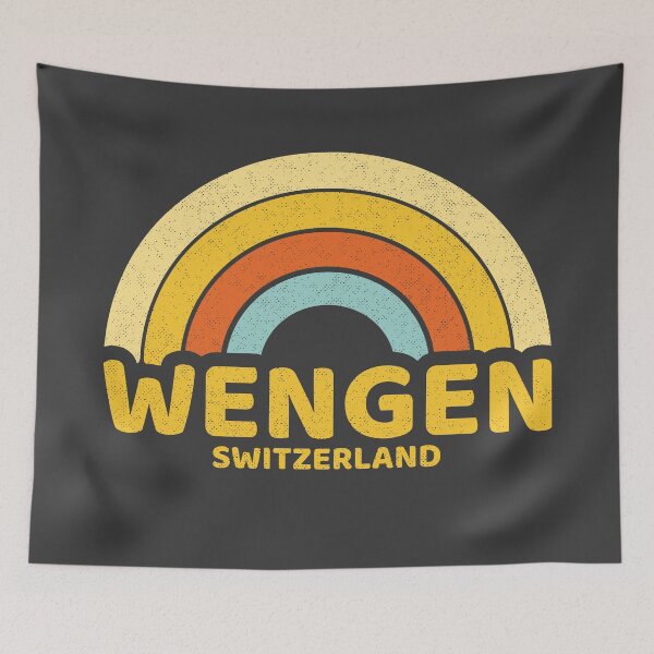 Artikelvorschau, Retro Wengen Switzerland entworfen und verkauft von dk80.