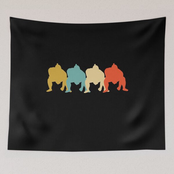 Item preview, Sumo Wrestler Wrestling Retro Vintage designed and sold by Salvadax.