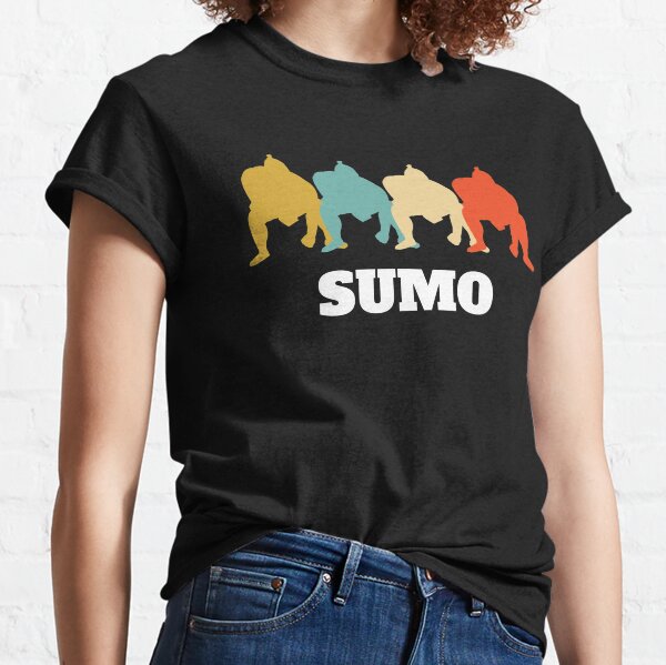 Sumo Sumos Wrestler Wrestling Retro Vintage Classic T-Shirt