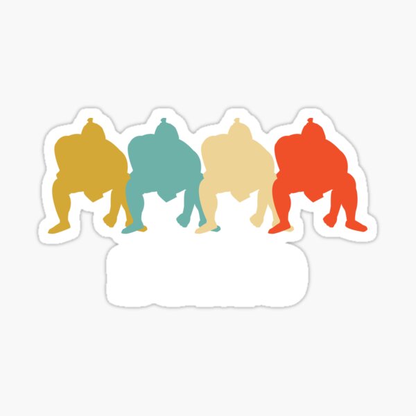 Item preview, Sumo Sumos Wrestler Wrestling Retro Vintage designed and sold by Salvadax.
