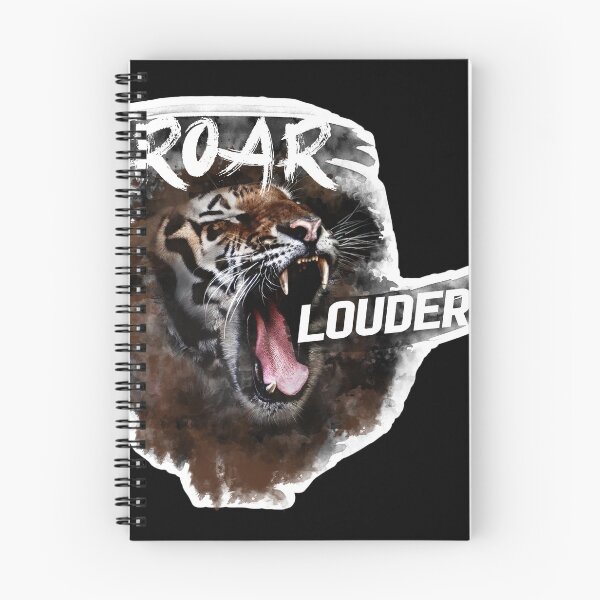 Item preview, The watercolor tiger screams very loud - dark designed and sold by Viktella.