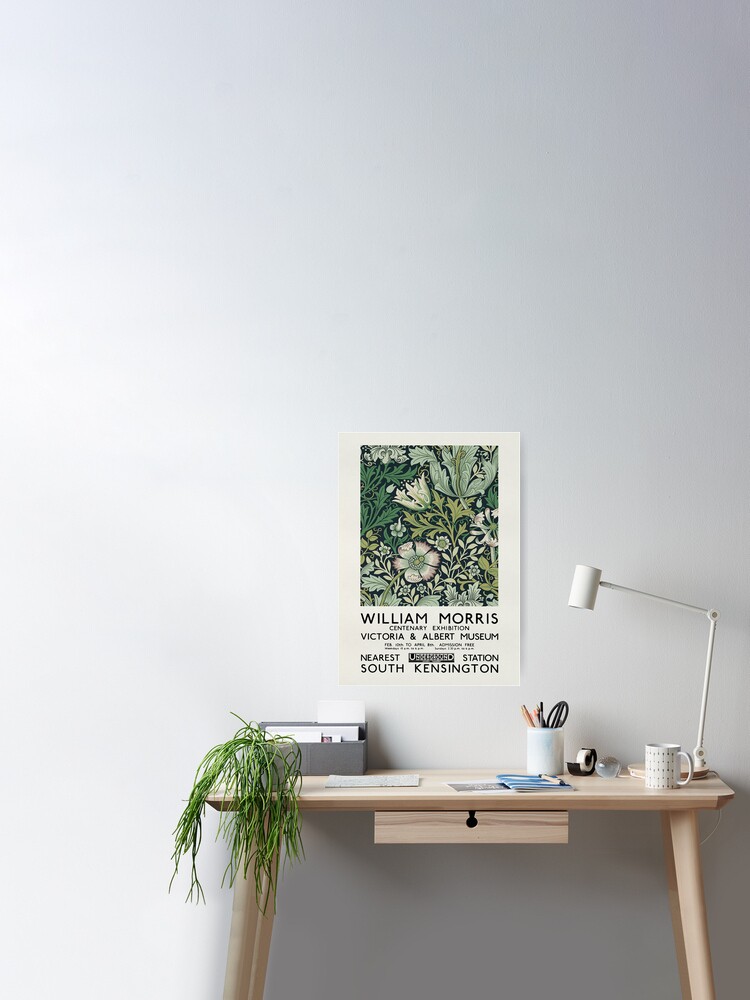 William Morris Hammersmith Floral Design Poster – Posterist