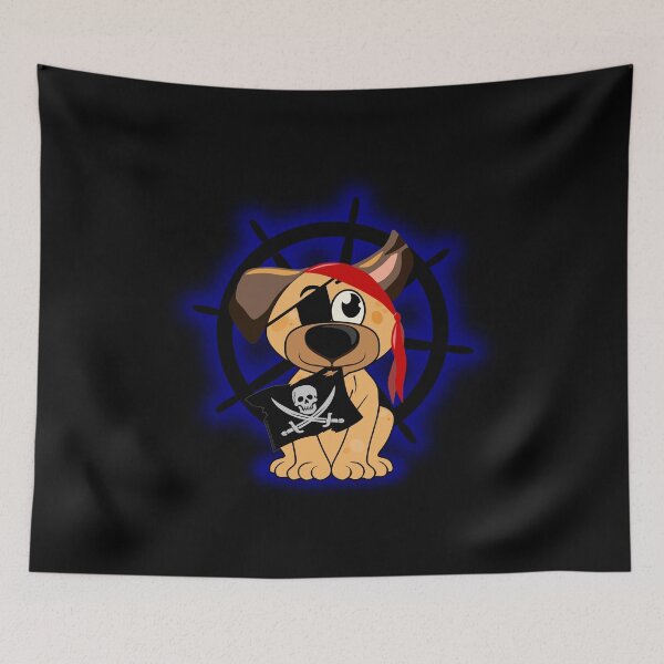 Item preview, Perrito pirata designed and sold by TeeZenDesigns.
