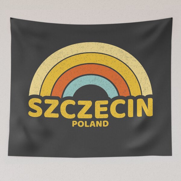 Aperçu de l'œuvre Retro Szczecin Poland créée et vendue par dk80.
