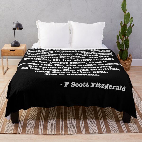 Item preview, she was beautiful F Scott designed and sold by House Sparrow.
