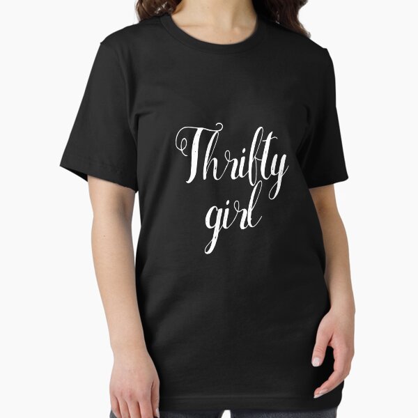 Item preview, Thrifty Girl Garage Shopper Thrift Store Lover Happy Saver Gear designed and sold by DynamicDesign.