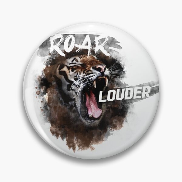 Item preview, The watercolor tiger screams very loud - white designed and sold by Viktella.