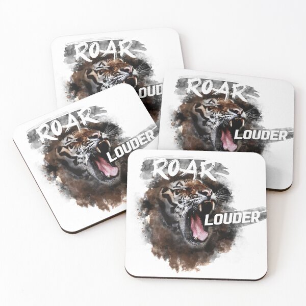 Item preview, The watercolor tiger screams very loud - white designed and sold by Viktella.