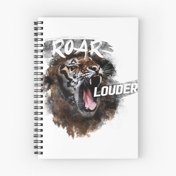 Item preview, The watercolor tiger screams very loud - white designed and sold by Viktella.