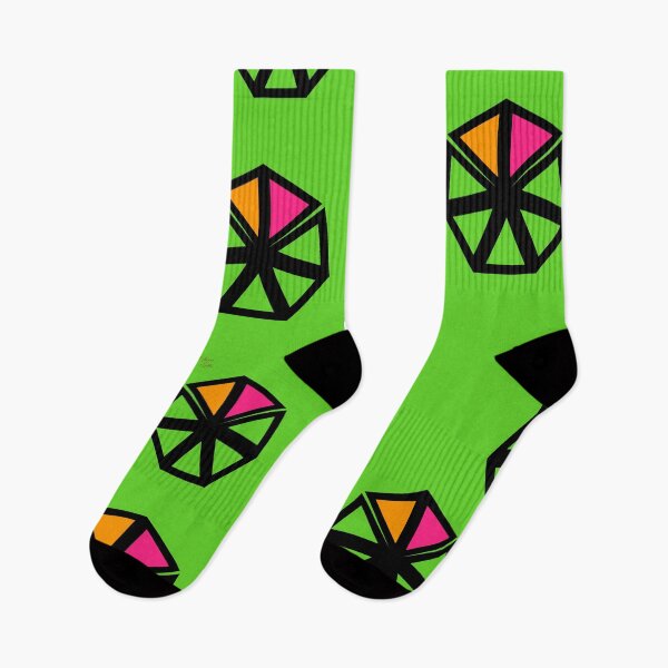 Item preview, African Sunrise Geometry on Bright Green designed and sold by SpiritGifts.