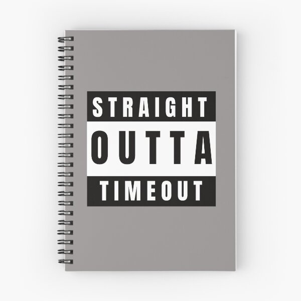 Item preview, Straight outta timeout designed and sold by Comfy Creations.