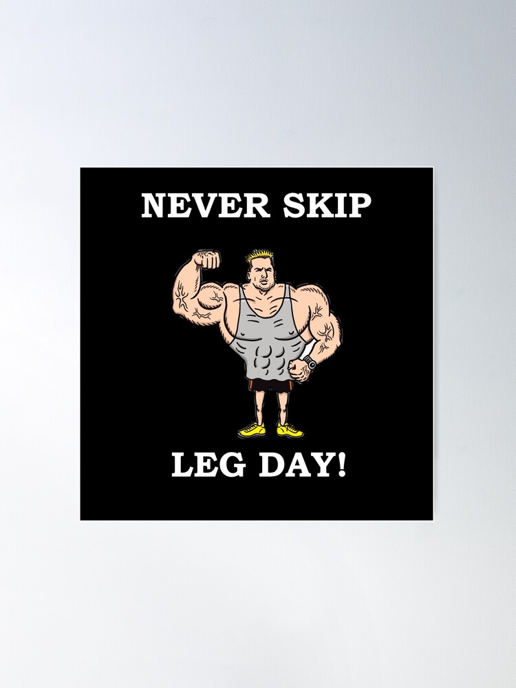 Funny Gym Leg Day Gifts For Gym Lovers Acrylic Print by Noirty Designs -  Pixels