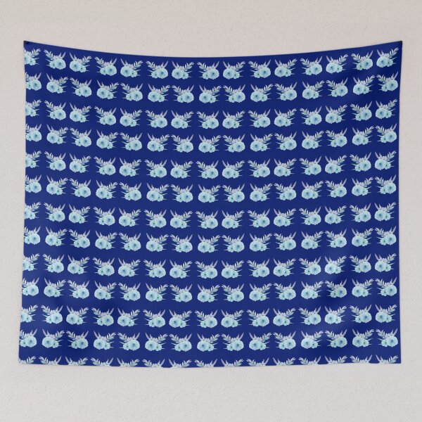 Item preview, Blue flowers designed and sold by Ninaeva.