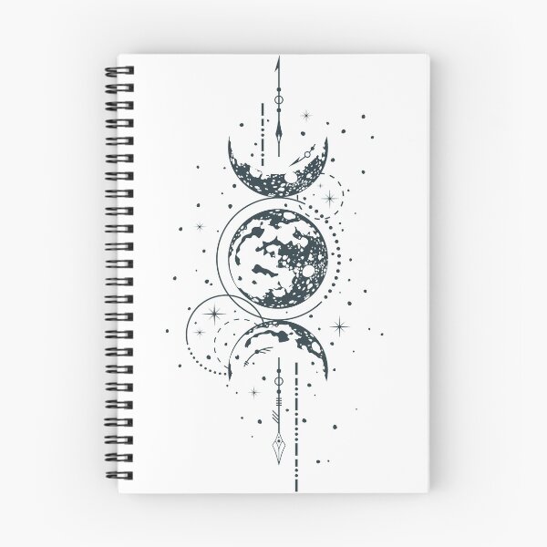 Item preview, Creative Cool Moon Drawings Designs designed and sold by micreations.