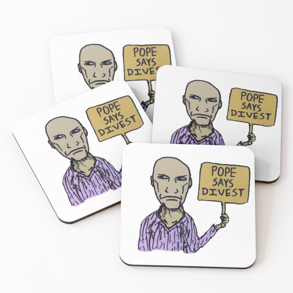 Item preview, Pope Says Divest from Fossil Fuels designed and sold by warrenbisch.