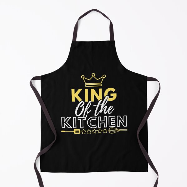 King Of The Grill BBQ Cooking Novelty Apron gift dad kitchen fun 