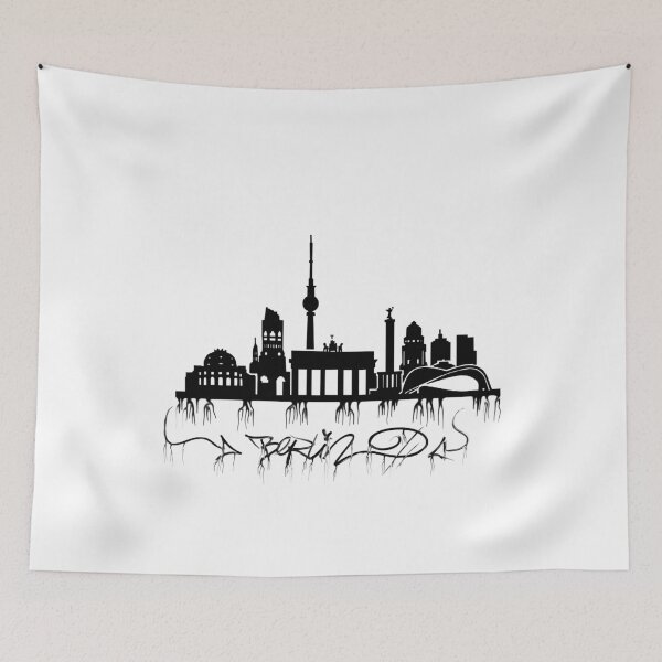 Item preview, Berlin skyline graffiti designed and sold by MaggusK.
