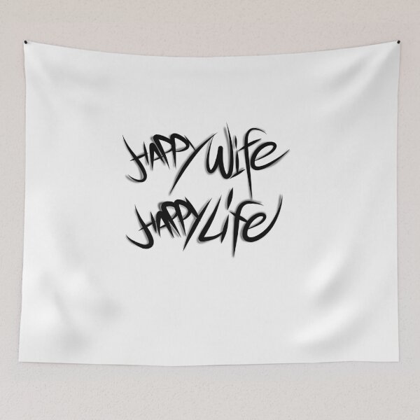 Item preview, Happy Wife - Happy Life designed and sold by MaggusK.