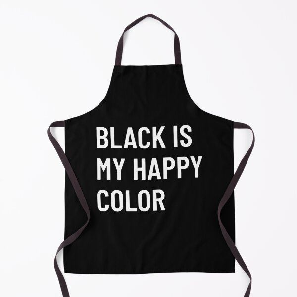 Item preview, Black is my happy color - a funny inscription designed and sold by Viktella.