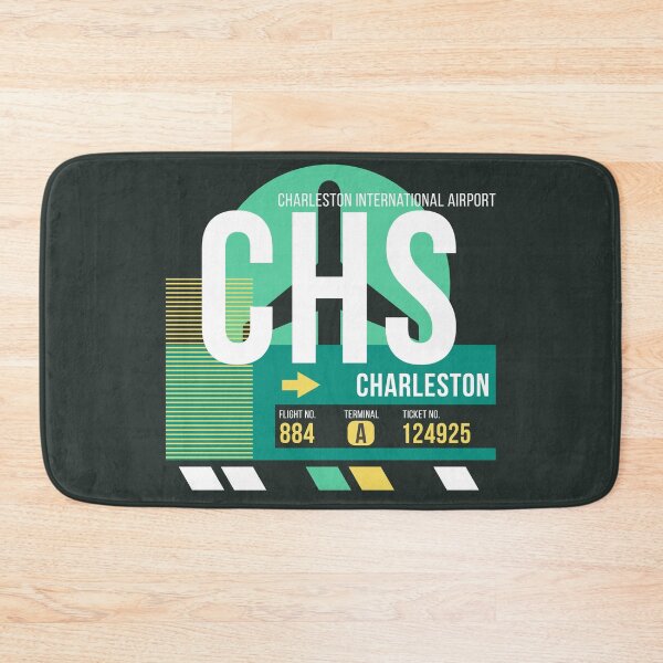 Item preview, Charleston (CHS) Airport Code Baggage Tag designed and sold by SLAG-Creative.
