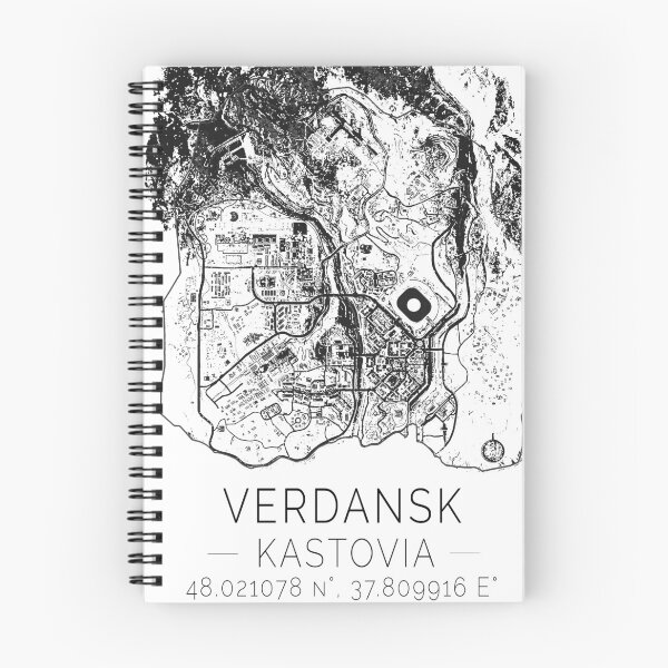 Item preview, Verdansk Map Poster  designed and sold by PotatoGear.