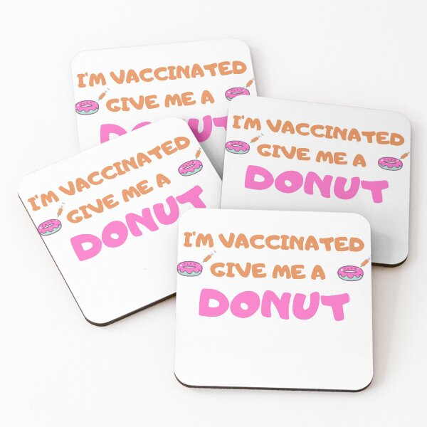 Item preview,  Hug me im vaccinated give me a donut design  designed and sold by BeenTees.