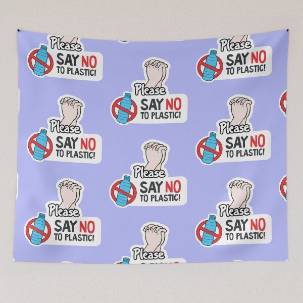 Item preview, Say no to plastic designed and sold by Drawourdestiny ..