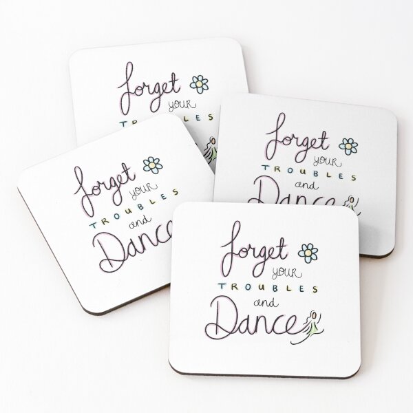 Item preview, Forget your troubles and dance  designed and sold by sineadsketches.
