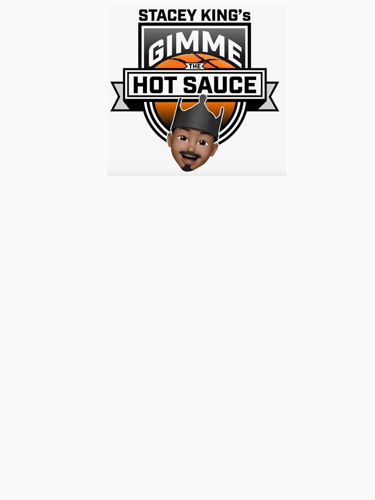 "Stacey King's Gimme the Hot Sauce Basketball Logo" Tshirt for Sale by
