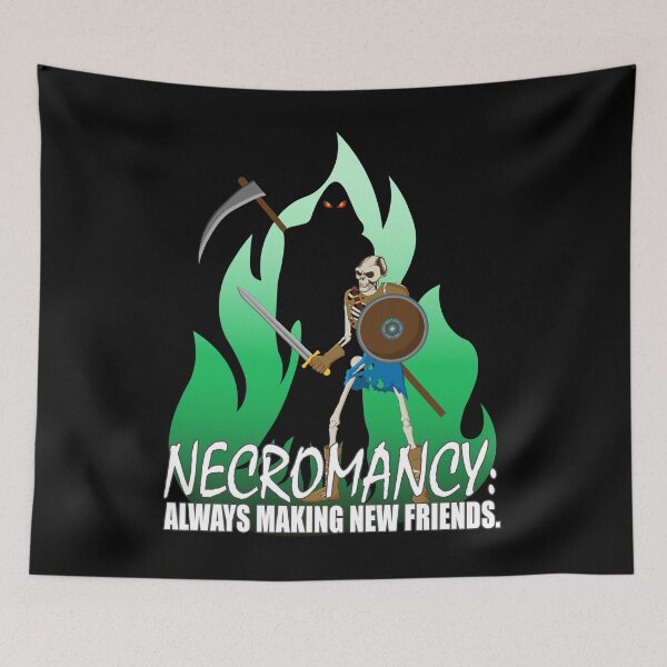 Item preview, Necromancy always making new friends designed and sold by CarrieTDesigns.